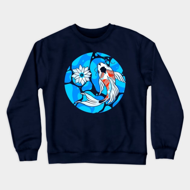 Great Karp Crewneck Sweatshirt by Eoli Studio